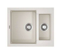 Кухонная мойка Omoikiri Sakaime 60-2-WH Tetogranit 60x50 см белый 4993911