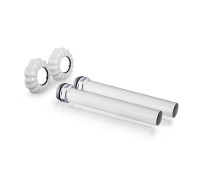 Комплект трубок SR Rubinetterie 1/2 L 150 мм с отражателями белый A497-1500VE15