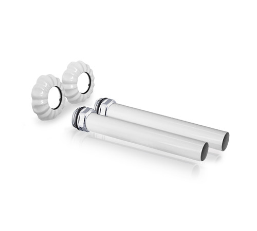 Комплект трубок SR Rubinetterie 1/2 L 150 мм с отражателями белый A497-1500VE15