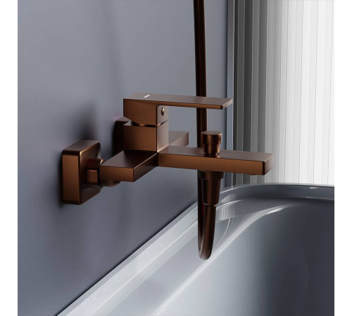 Смеситель для ванны и душа AM.PM Gala розовое золото F531000500