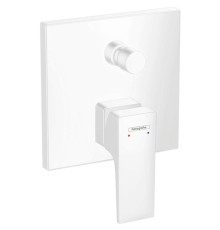 Смеситель для ванны Hansgrohe Metropol однорычажный скрытый монтаж матовый белый 32545700