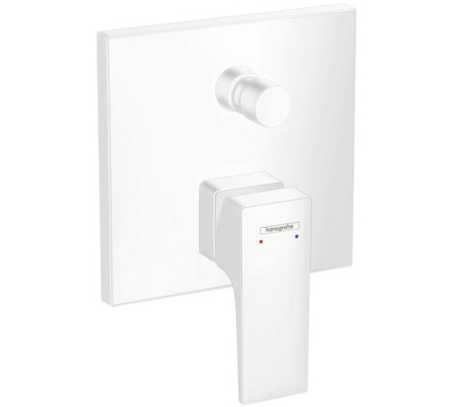 Смеситель для ванны Hansgrohe Metropol однорычажный скрытый монтаж матовый белый 32545700