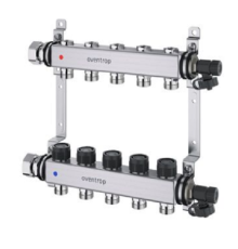 Коллектор из нержавеющей стали Oventrop Multidis SHR 4 выхода PN 10 140650054