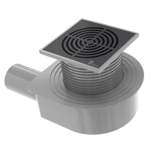 Душевой трап Boheme 10x10 см черный 984-10-B