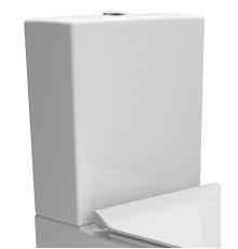 Бачок для напольного унитаза GSI PURA 8691BS11 со смывным механизмом Белый глянцевый 8691BS11