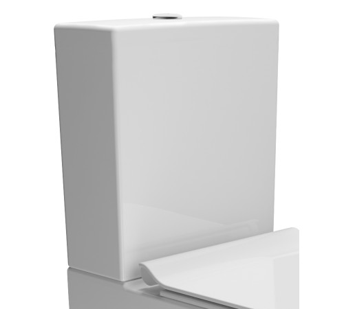 Бачок для напольного унитаза GSI PURA 8691BS11 со смывным механизмом Белый глянцевый 8691BS11