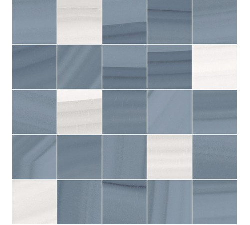 Декор мозаичный Laparet Space синий 25х25 см MM34104