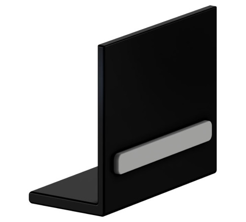 Ручка для зеркального шкафа Keuco Somaris самоклеящаяся чёрный матовый 14590 370100