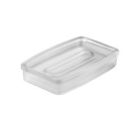 Мыльница хрустальная матовая KEUCO ELEGANCE NEW белая 11655 009000