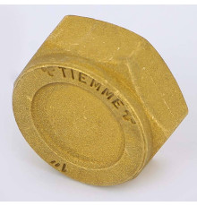 Заглушка латунная с внутренней резьбой Tiemme 1 1500108