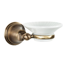 Мыльница подвесная Tivoli World Harmony 106 керамическая белая бронза TWHA106br