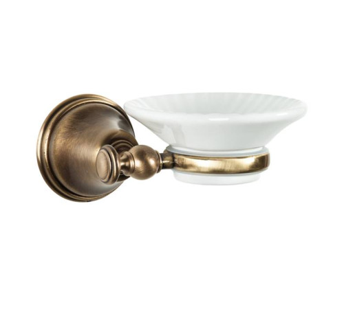 Мыльница подвесная Tivoli World Harmony 106 керамическая белая бронза TWHA106br