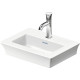 Раковина встраиваемая Duravit White Tulip 450х330 мм с отверстием под смеситель WonderGliss белая 0737450041