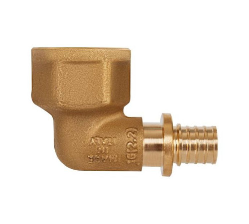 Угольник аксиальный переходный Hoobs 16х2.2 мм - 3/4 ВР HB-PEXLF-162234