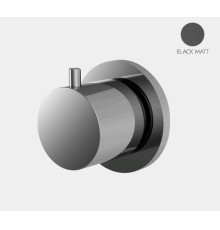 Вентиль переключающий дивертор Fima Carlo Frattini Flo 1/2 черный матовый F3233N/2NS