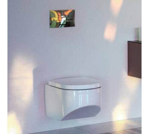 Унитаз подвесной Laufen Sonar 53х37х34 см безободковый белый матовый 8.2034.1.757.000.1