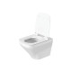 Сиденье для унитаза Duravit DuraStyle с микролифтом петли нержавеющая сталь белое 0063790000