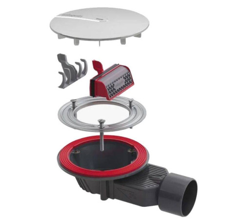 Сифон для душевого поддона Wirquin Slim+ 90 мм сухой затвор 30723365