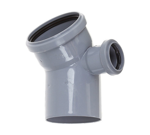 Отвод для внутренней канализации Ostendorf HT 110х45°/50 мм с доп. входом справа 904032