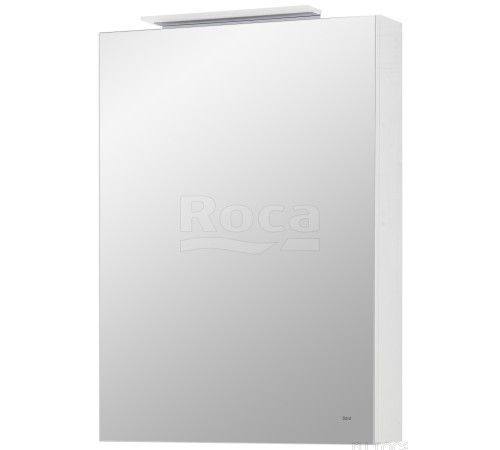 Шкаф зеркальный Roca Oleta левый 500x700x137 мм LED-подсветка белый матовый A857643501