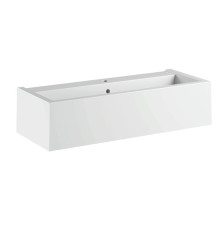 Раковина подвесная Kerasan Kanaal 120x40x25 см 1 отв. белый глянцевый 574201