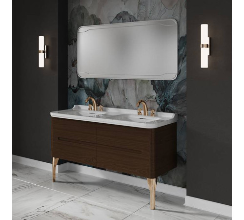 Комплект подвесной/напольной мебели Kerasan Waldorf 150 см с 4 ящиками темный орех 4143K1bi/cr / 925446