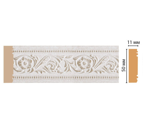 Молдинг DECOMASTER 156 51х11х2400 мм 156-19D ДМ