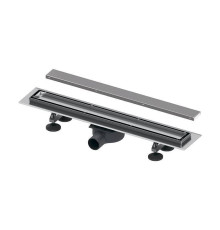 Комплект для монтажа дренажного канала 2 в 1 TECE TECElinus основа tile и панель steel 60 см хром 15103069