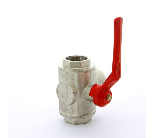 Кран шаровой Itap трехходовой L-порт ВВ рычаг 1 1/2 1280112