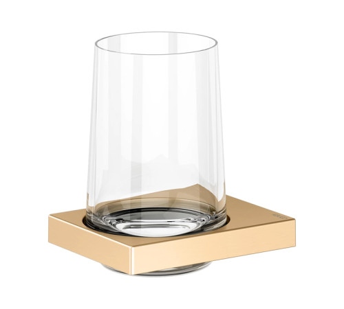Стакан Keuco Edition 11 подвесной хрустальный brushed brass 11150259000