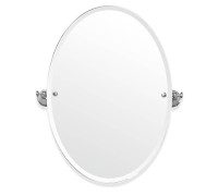 Зеркало овальное Tiffany World Harmony 021 56х66 см вращающееся хром TWHA021cr
