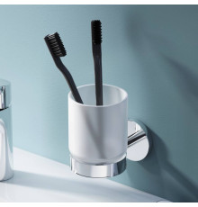 Стакан стеклянный с настенным держателем AM.PM X-Joy A85A34300