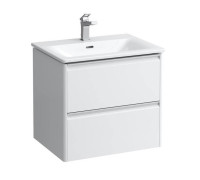 Комплект мебели Laufen Palace 600х450х545 мм с раковиной Slim 2 ящика белый матовый 8.6070.2.260.104.1