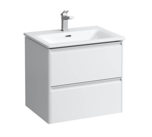 Комплект мебели Laufen Palace 600х450х545 мм с раковиной Slim 2 ящика белый матовый 8.6070.2.260.104.1