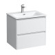 Комплект мебели Laufen Palace 600х450х545 мм с раковиной Slim 2 ящика белый матовый 8.6070.2.260.104.1