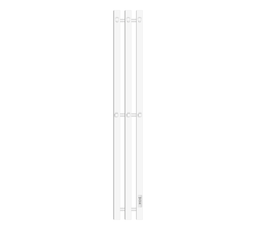Полотенцесушитель электрический Primoclima Sol Q E White 1200x1200 мм 3 секции PCSolQEWhite120123