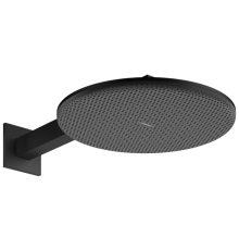 Верхний душ hansgrohe Raindance Alive S 214х343 мм 2 режима с кронштейном 390 мм черный матовый 24550670