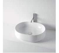 Раковина накладная Kerasan F10 56х44 см без отверстия белая 460501