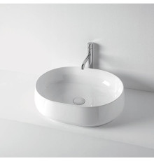 Раковина накладная Kerasan F10 56х44 см без отверстия белая 460501