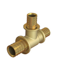 Тройник редукционный аксиальный ELSEN Monolit 25x25x16 мм латунь EFA31.252516B