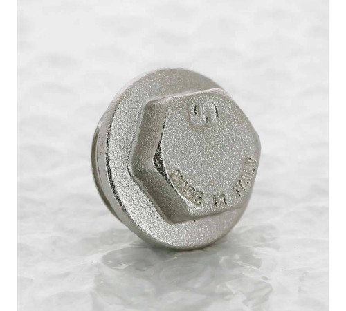 Заглушка резьбовая Uni-Fitt НР никелированная 3/4 608N3000