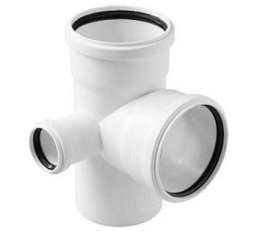 Крестовина двухплоскостная левая ELITE 110х110х50 мм 87 градусов белая 36548