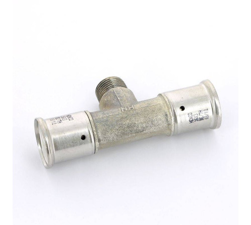 Тройник пресс латунный HENCO с наружной резьбой 26x1/2x26 14P-260426