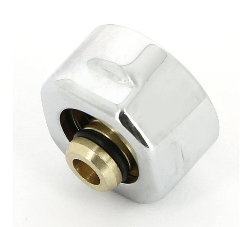 Соединитель для металлопластиковой трубы Carlo Poletti 16.2х2.6 мм хром A58513B