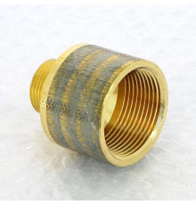 Переходник круглый Viega 3/4 x 1 1/4 дюйма НВ бронза 441357