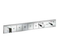 Термостат скрытого монтажа Hansgrohe RainSelect для 5 потребителей хром 15358000