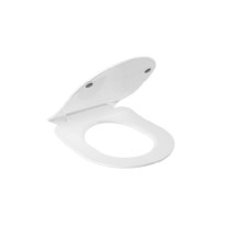 Сиденье для унитаза с крышкой Kludi RESA R с микролифтом белый глянцевый 23WCS43