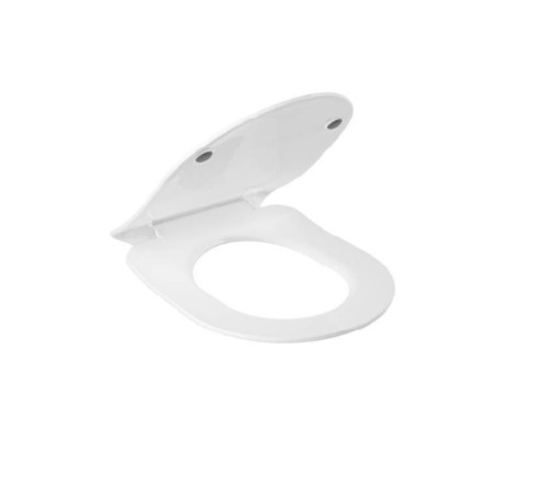 Сиденье для унитаза с крышкой Kludi RESA R с микролифтом белый глянцевый 23WCS43