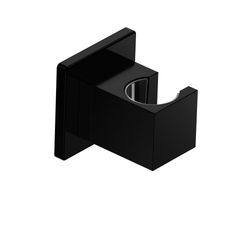 Держатель для душа AQUAMERIT Savona латунь черный матовый AQM8721MB