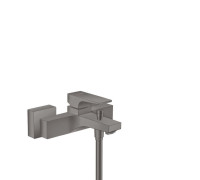 Смеситель для ванны Hansgrohe Metropol однорычажный внешний монтаж шлифованный черный хром 32540340